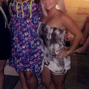 Adorable strapless romper
